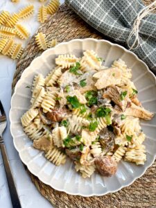 Pasta met boschampignons