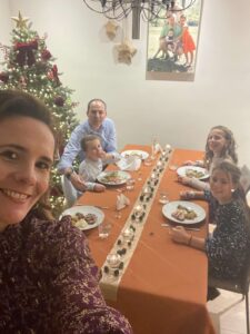 Liesje Lisa Mateo BCN - kerst '23 maaltijd