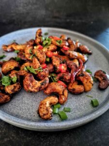 pittige cashewnoten Kim's Kitchen